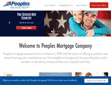 Tablet Screenshot of peoplesmortgage.com